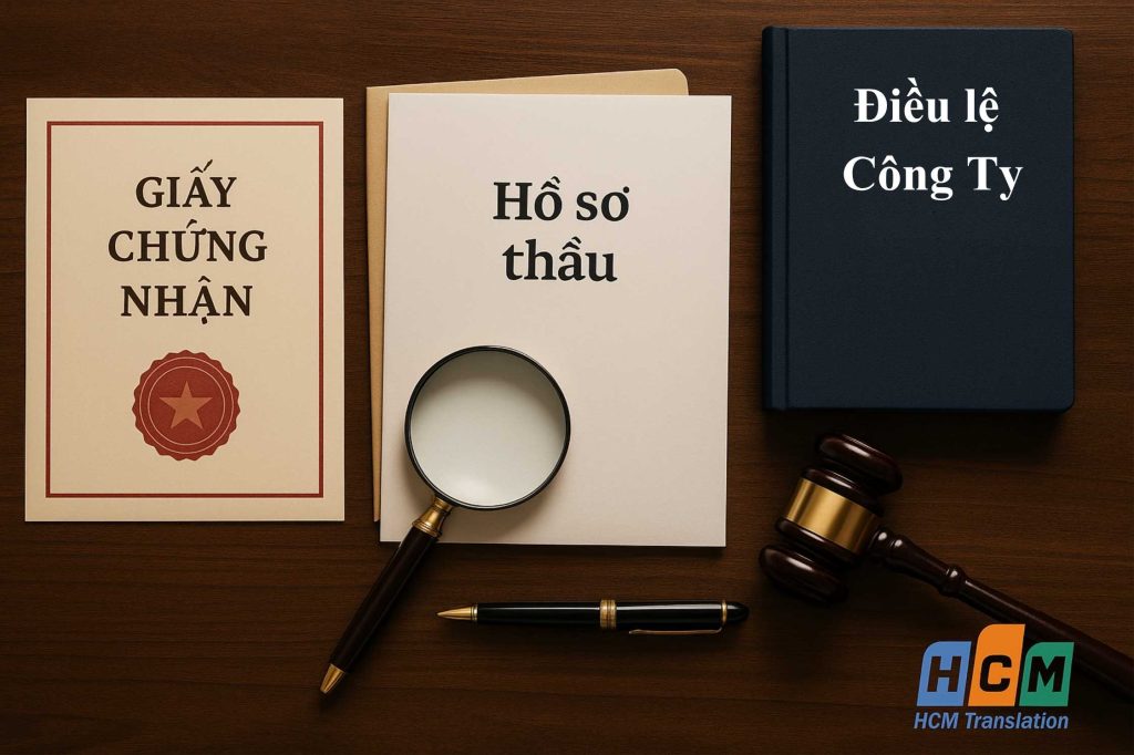 Dịch vụ dịch thuật hồ sơ pháp lý chuyên nghiệp, uy tín và bảo mật tại TPHCM.