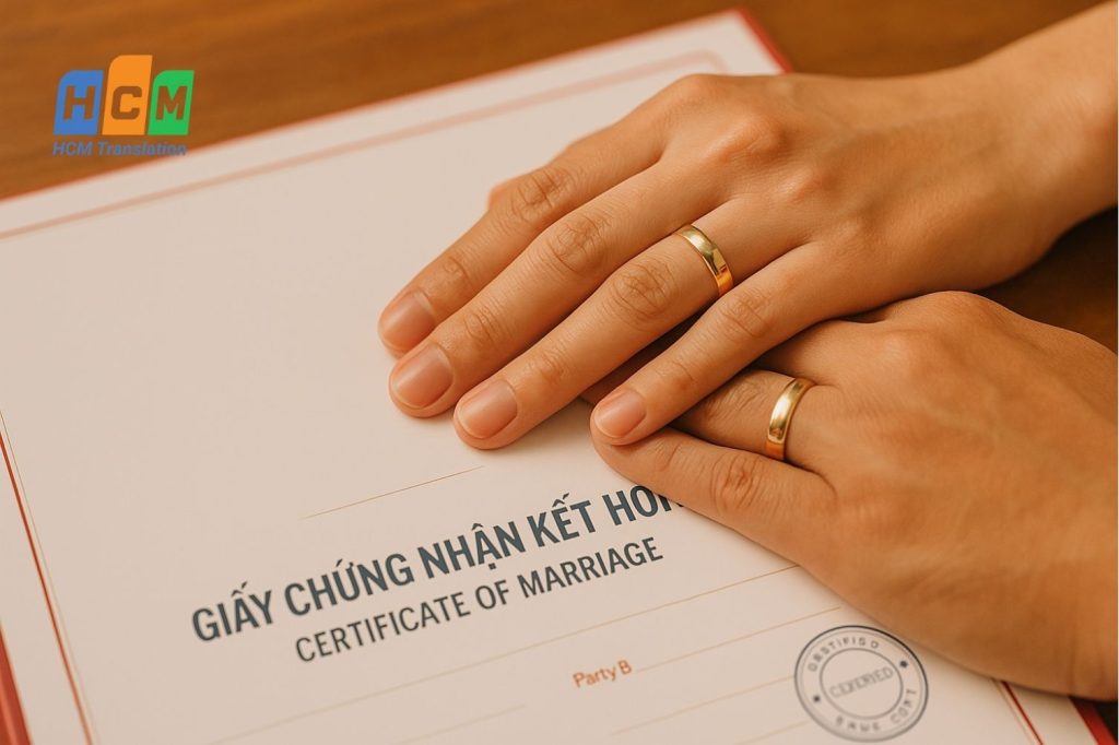 Dịch vụ dịch tiếng Anh hồ sơ đăng ký kết hôn uy tín tại Thủ Đức.