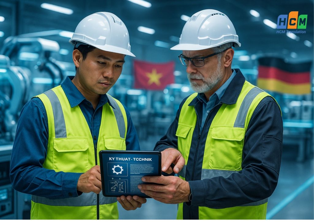 Dịch thuật tài liệu kỹ thuật tiếng Đức chuyên ngành