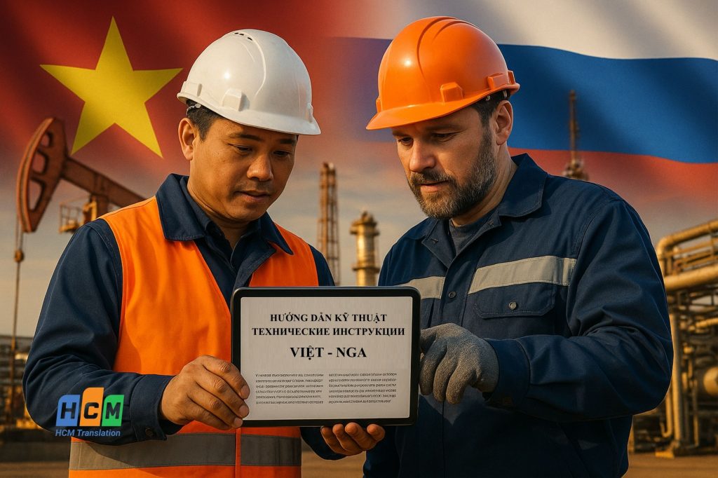 Dịch thuật tài liệu kỹ thuật tiếng Nga chuyên ngành