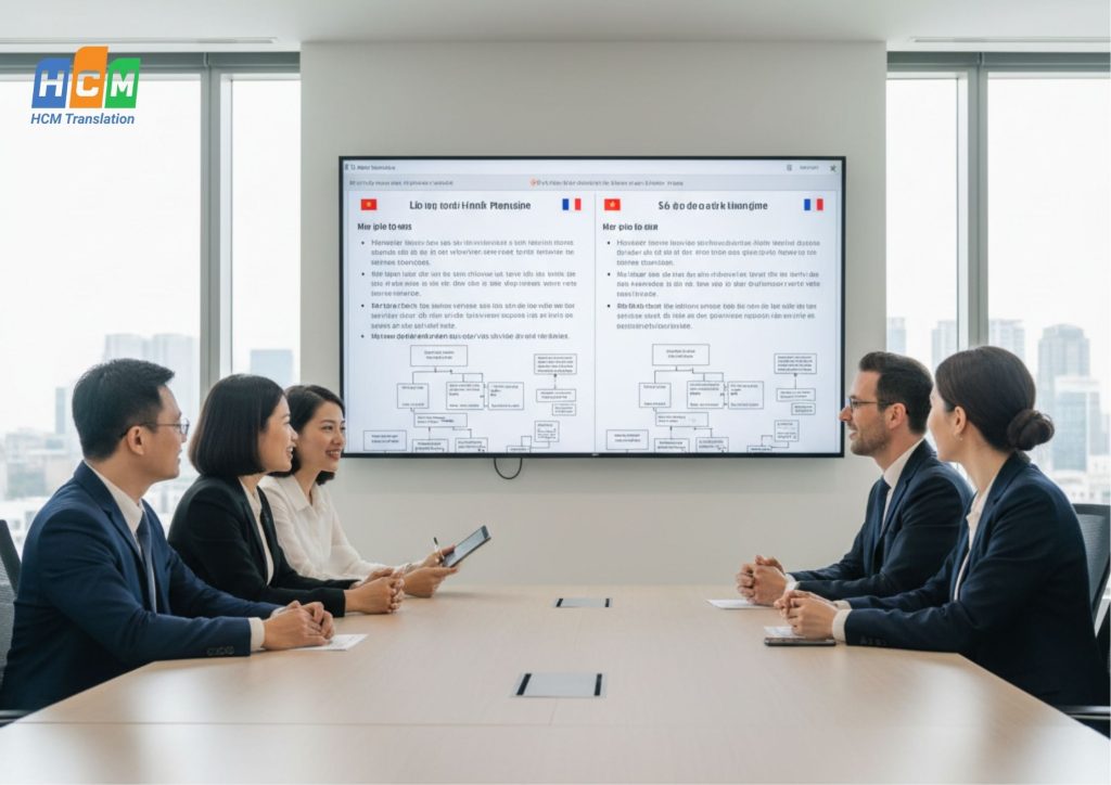 Dịch thuật tiếng Pháp chuyên nghiệp tại Tp. Hồ Chí Minh
