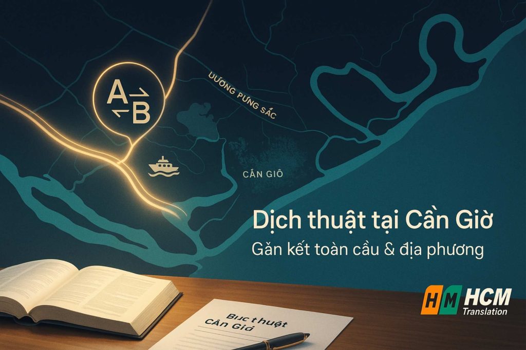 Dịch vụ dịch thuật tiếng Anh chuyên nghiệp, tiện lợi tại Huyện Cần Giờ.
