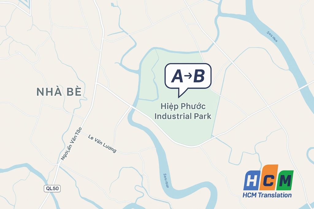 Dịch vụ dịch thuật tiếng Anh uy tín, giao nhận tận nơi tại Huyện Nhà Bè.