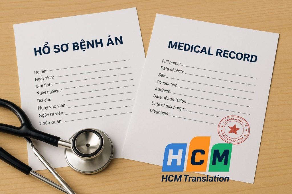 Dịch vụ dịch tiếng Anh bệnh án, hồ sơ y khoa chuyên nghiệp tại Thủ Đức.