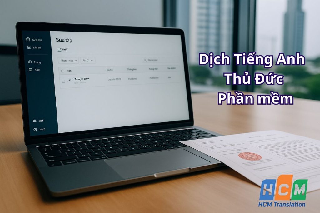 Dịch vụ dịch tiếng Anh và bản địa hóa phần mềm chuyên nghiệp tại Thủ Đức.