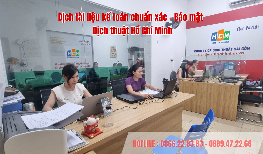 dịch tài liệu kế toán
