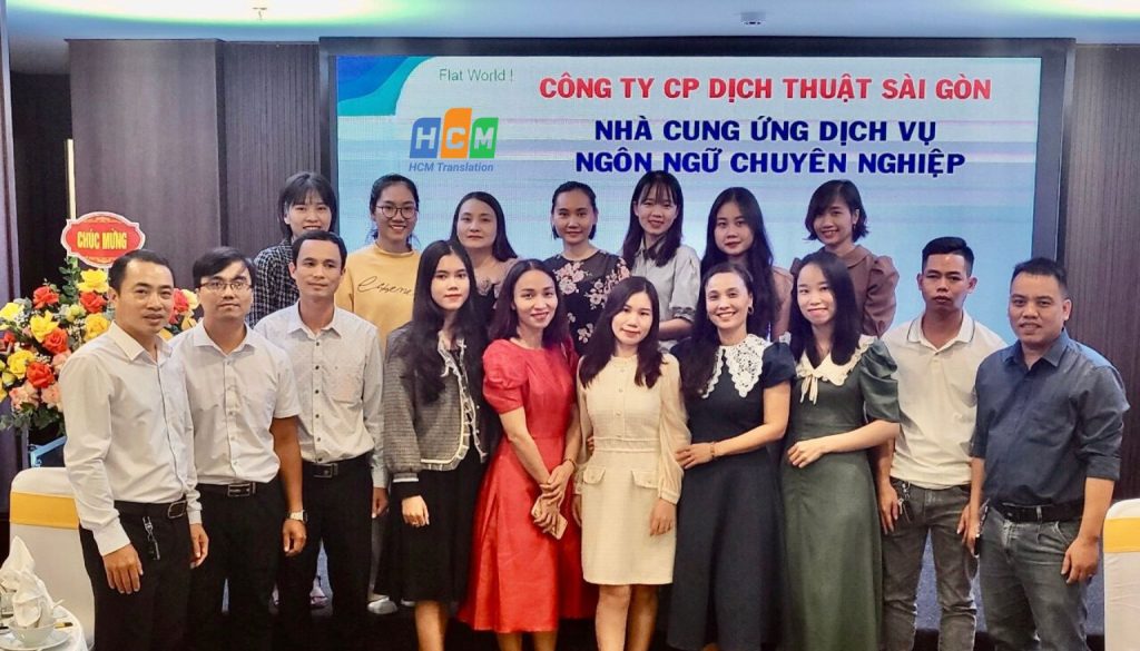 Đội ngũ biên dịch viên tại Công ty CP Dịch thuật Sài gòn