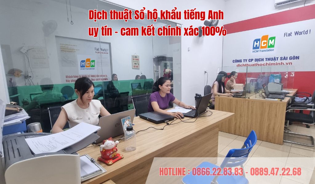 Dịch thuật Sổ hộ khẩu tiếng Anh: Đảm bảo pháp lý cho hồ sơ du học, định cư