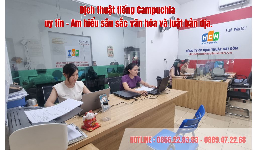 Dịch thuật tiếng Campuchia uy tín – Kết nối giao thương và chuẩn hóa pháp lý Việt Nam - Campuchia.