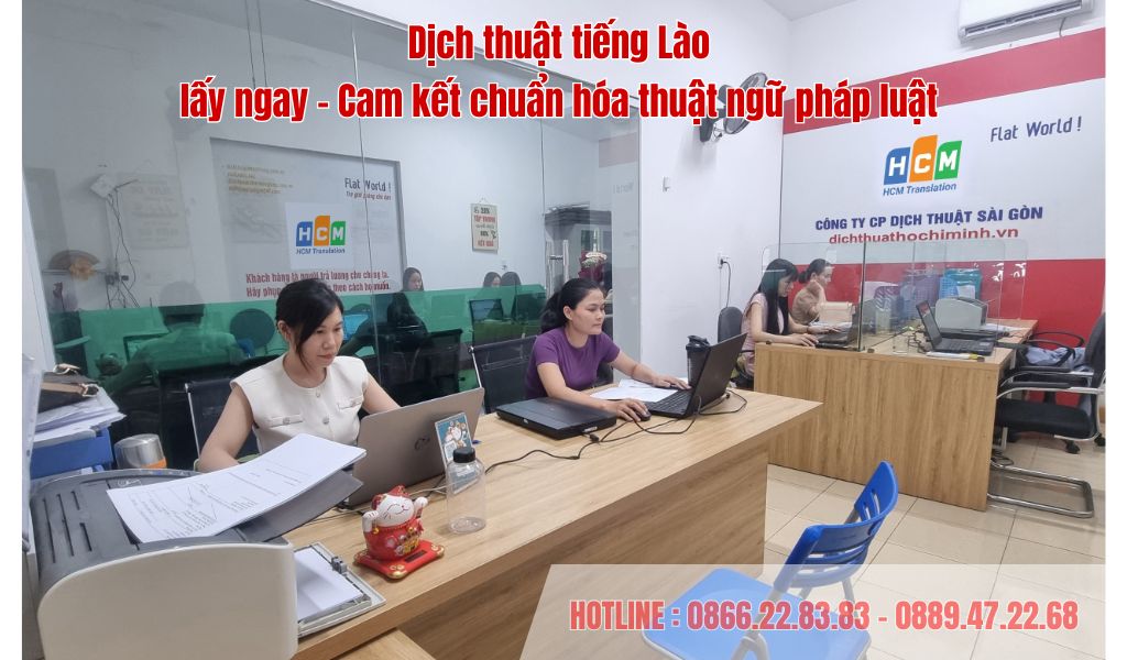 Dịch thuật tiếng Lào lấy ngay – Chuẩn hóa thuật ngữ pháp luật Việt - Lào cho mọi dự án đầu tư.