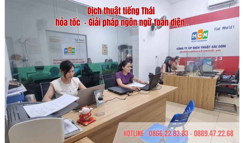 Dịch thuật tiếng Thái hỏa tốc tại TP.HCM – Giải pháp ngôn ngữ toàn diện cho giao thương Việt – Thái.