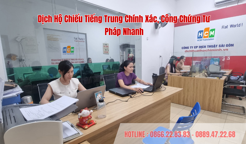 Dịch Hộ Chiếu Tiếng Trung Chính Xác, Công Chứng Tư Pháp Nhanh 