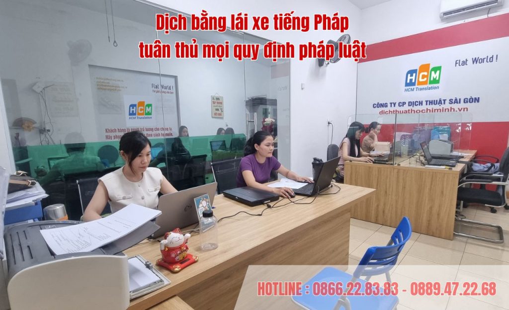 Dịch bằng lái xe tiếng Pháp – Tuân thủ quy định giao thông quốc tế